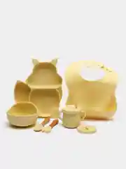 Лимонный посуда детская для кормления, силиконовая