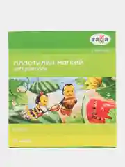 Пластилин восковой мягкий Гамма "Пчелка", 24 цвета, 360г, со стеком,