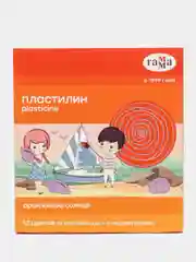 Пластилин Гамма "Оранжевое солнце", 12 цветов (6 классич., 6 перл.), 156г, со стеком,