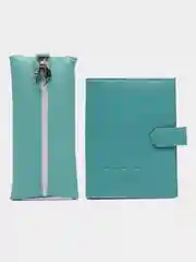 Бирюзовый автодокументы/подарочный набор автодокументы+ключница /