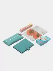 Бирюзовый автодокументы/подарочный набор автодокументы+ключница /