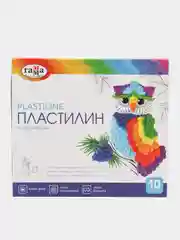Пластилин Гамма "Классический", 10 цветов, 200г, со стеком,