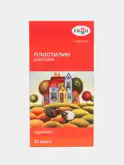 Пластилин Гамма "Мультики", 22 цвета, 440г, со стеком,