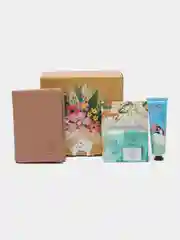 Бежевый кошелек женский из эко-кожи в подарочной упаковке/портмоне