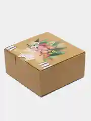 Красный кошелек женский из эко-кожи в подарочной упаковке/портмоне