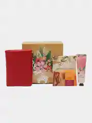 Красный кошелек женский из эко-кожи в подарочной упаковке/портмоне