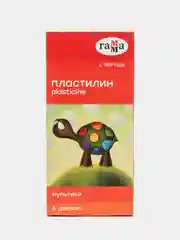 Пластилин Гамма "Мультики", 06 цветов, 120г, со стеком,