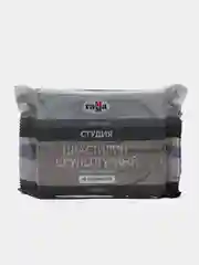 Пластилин скульптурный Гамма "Студия", серый, твердый, 500г, пакет