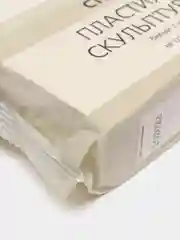 Пластилин скульптурный Гамма "Студия", белый, мягкий, 500г, пакет