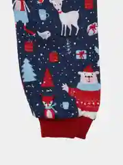 Индиго штаны на манжете для малыша