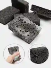 Губки черные крупнопористые хозяйственные для мытья посуды