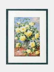 Картина для интерьера РОЗЫ БЕЛЫЕ/картина на стену/цветы