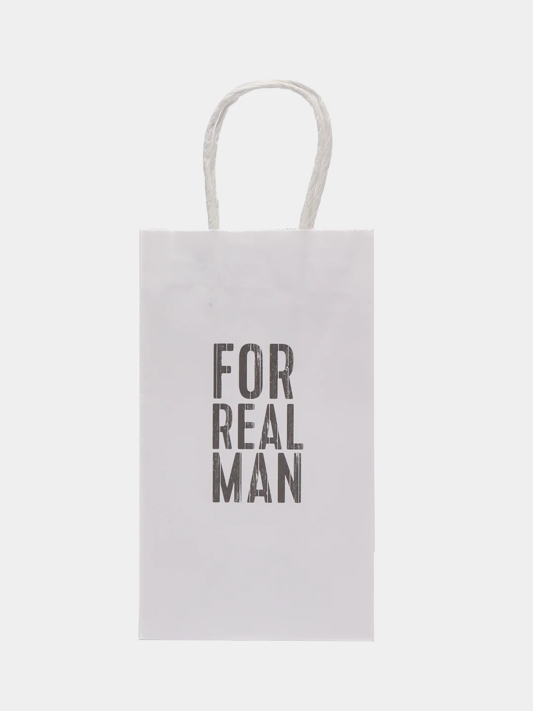 Пакет подарочный "For real man", 12 х 21 х 9 см