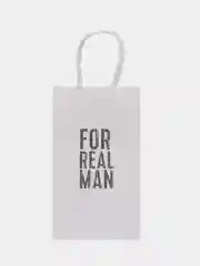 Пакет подарочный "For real man", 12 х 21 х 9 см