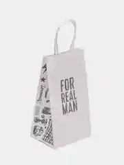 Пакет подарочный "For real man", 12 х 21 х 9 см