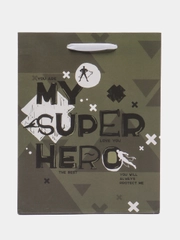 Пакет подарочный "Super Hero", 18 х 23 х 10 см