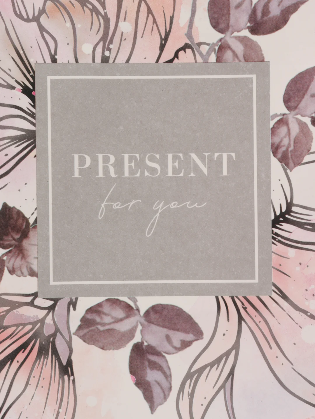 Пакет подарочный "Present for you", 23 х 18 х 10 см