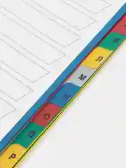 Разделитель листов Berlingo А4+, 20 листов, цветной, пластиковый
