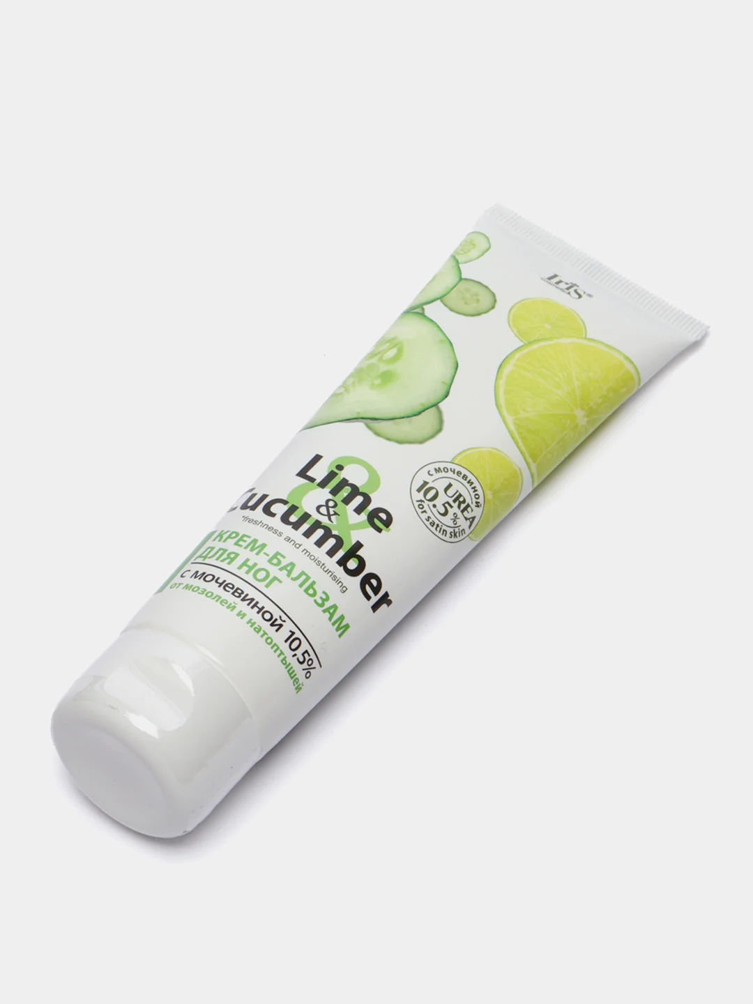 Крем-бальзам для ног с мочевиной 10,5% от мозолей и натоптышей Lime& Cucumber, 100 мл