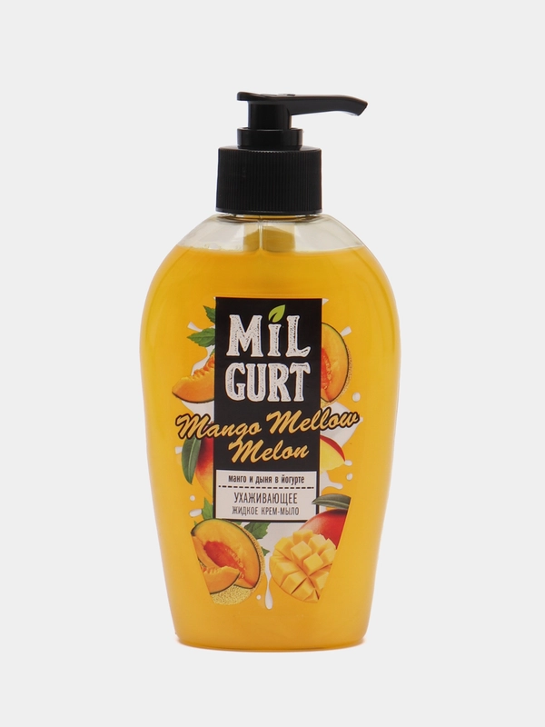 Крем-мыло жидкое MILGURT "Манго и дыня в йогурте", 280 г