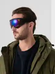 Голубой горнолыжные очки