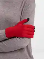 Красный перчатки демисезонные мужские, женские, для экрана сенсорные  touch screen