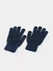 Синий перчатки демисезонные мужские, женские, для экрана сенсорные  touch screen