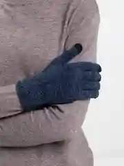 Синий перчатки демисезонные мужские, женские, для экрана сенсорные  touch screen