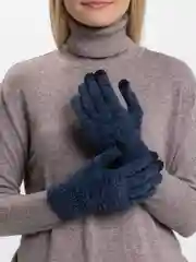 Синий перчатки демисезонные мужские, женские, для экрана сенсорные  touch screen