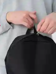 Черный рюкзак водоотталкивающий, с USB