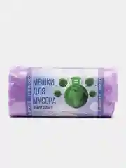 Сиреневый мусорные мешки Домовёнок ПНД / Мешки для мусора / Пакеты для мусора Домовенок