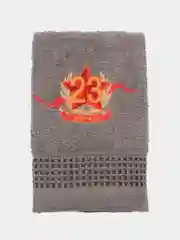 Серый полотенце махровое для рук "23 февраля", 34х70