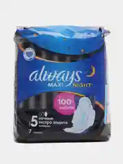 Прокладки женские гигиенические Always Maxi Secure Night Extra, 7 штук