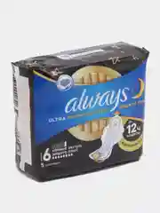 Прокладки женские гигиенические Always Ultra Secure Night Plus, ароматизированные, 5 штук