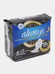 Гигиенические прокладки Always Ultra Secure Night, с крылышками, 6 штук