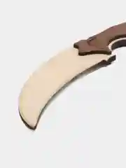 Бежевый нож керамбит, деревянный