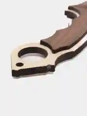 Бежевый нож керамбит, деревянный