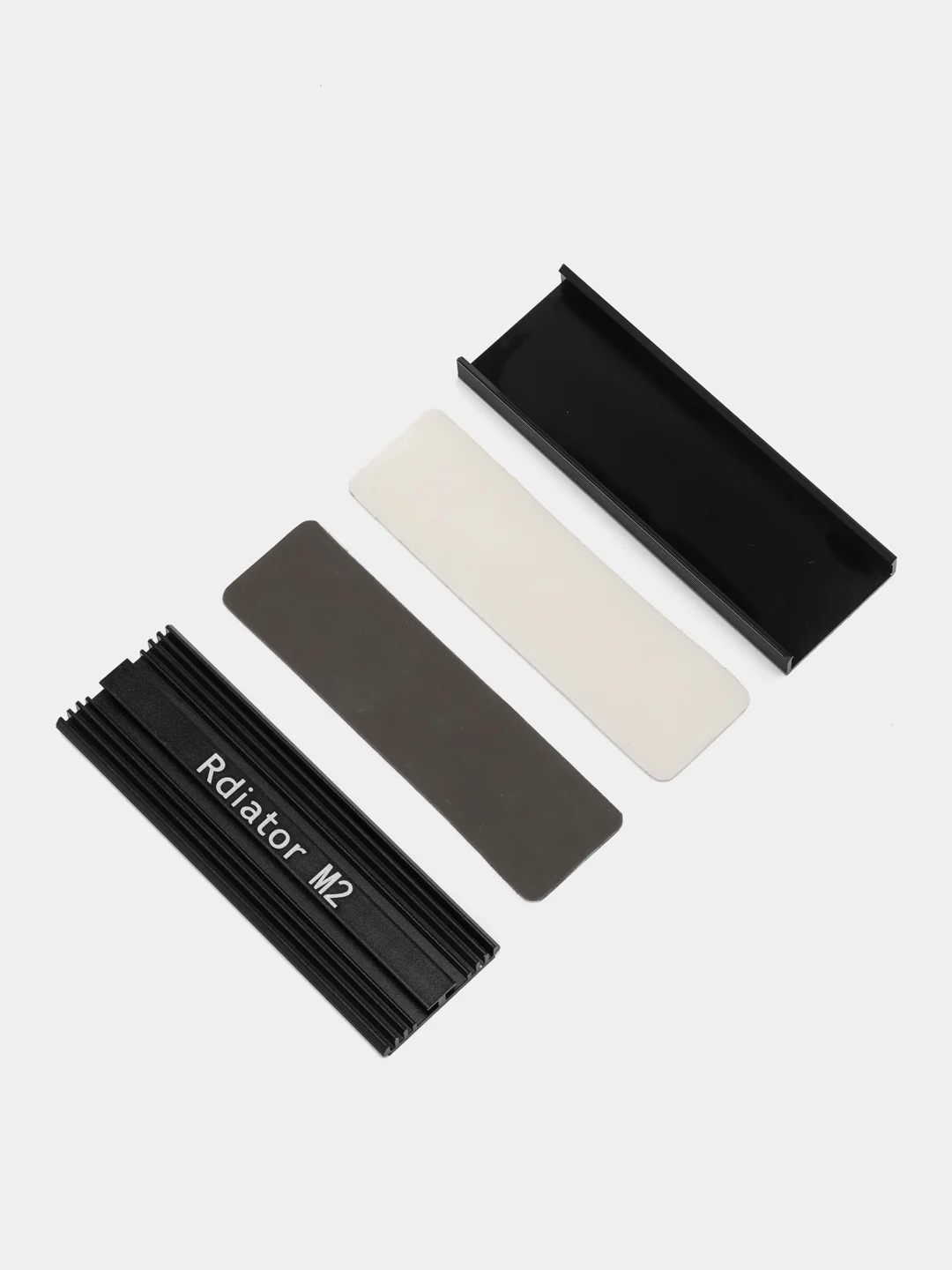 Черный радиатор для SSD M.2 2280