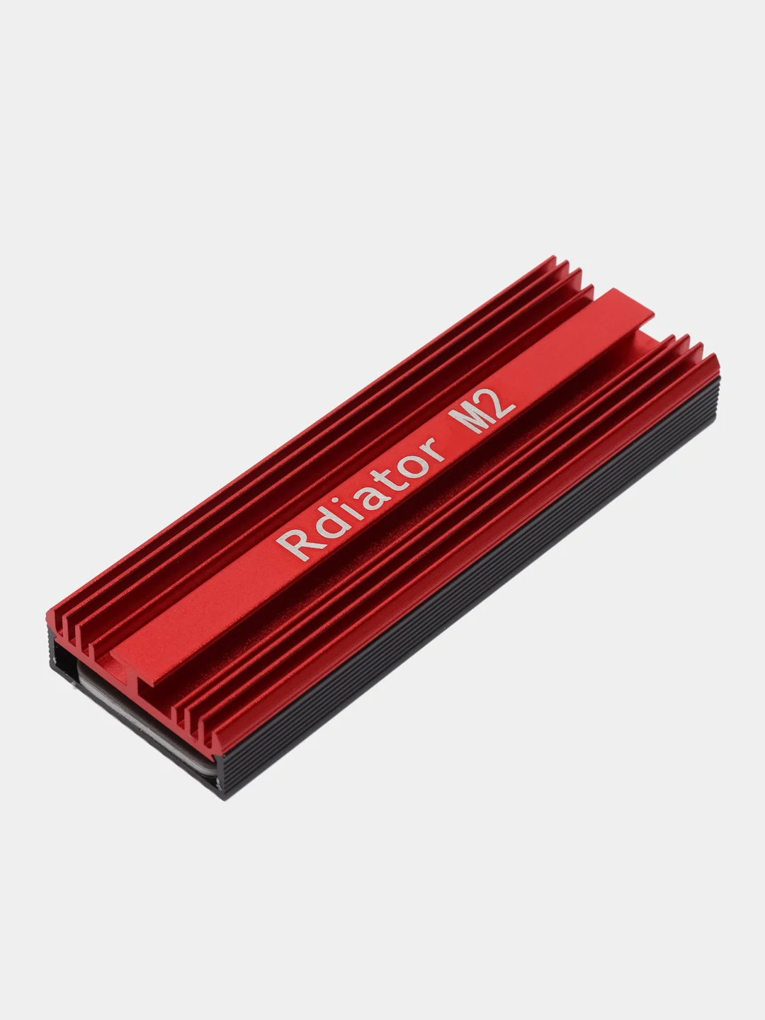 Красный радиатор для SSD M.2 2280