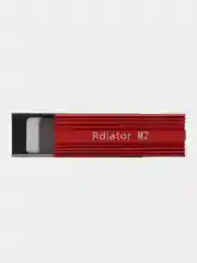 Красный радиатор для SSD M.2 2280
