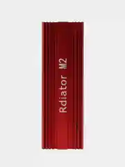 Красный радиатор для SSD M.2 2280