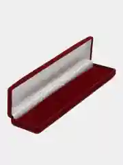 Бордовый подарочная коробка под цепочку цепь, ювелирная упаковка, бархатный футляр для украшений
