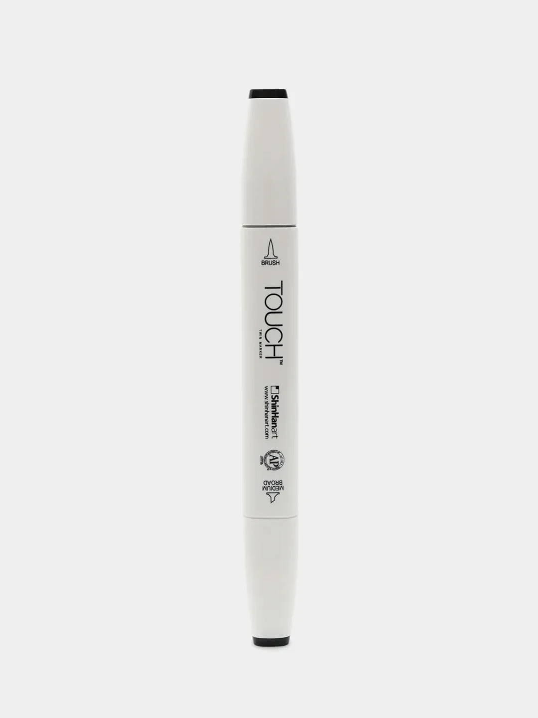 Маркер для скетчей TOUCH BRUSH двухсторонний цв.120 черный