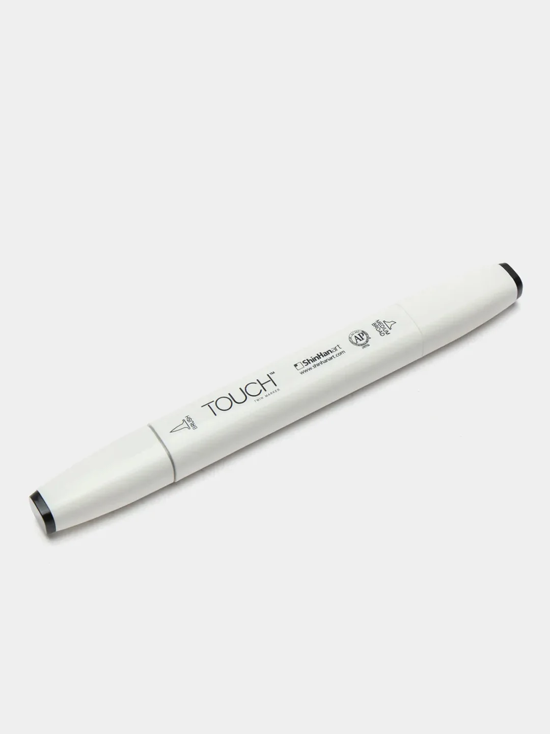 Маркер для скетчей TOUCH BRUSH двухсторонний цв.120 черный