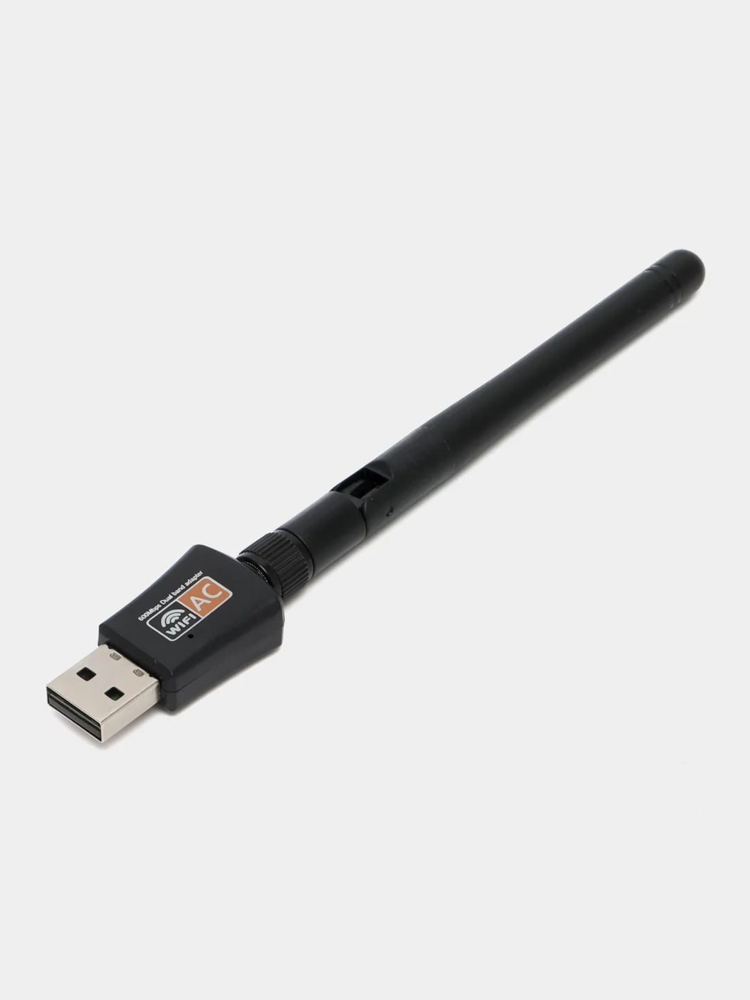 Серый беспроводной усилитель сигнала (репитер) Wi-Fi приемник, USB 2.0 двухдиапазонный
