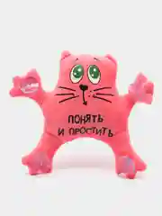 Фуксия мягкая игрушка для автомобиля на присосках "Кот Саймон", "Заяц Саймон", с надписями