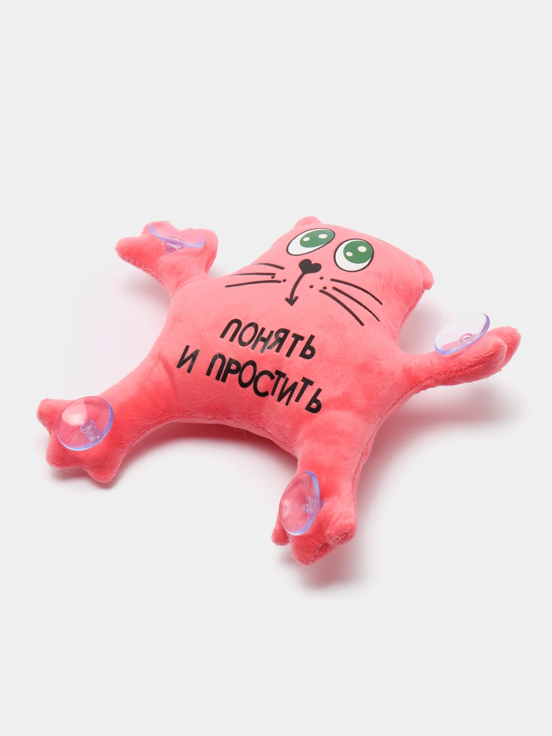 Фуксия мягкая игрушка для автомобиля на присосках "Кот Саймон", "Заяц Саймон", с надписями