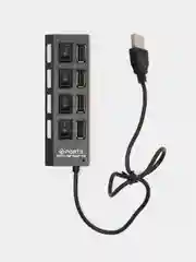 Разветвитель USB, 4 разъема, usb hub