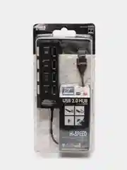Разветвитель USB, 4 разъема, usb hub
