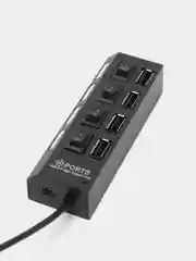 Разветвитель USB, 4 разъема, usb hub